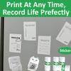 25PCS Mini Printer Paper, Mini Thermal Printer Paper, Thermal Sticker Paper, Mini Thermal Printer Sticker Paper, Ldeal for Photos, Journals, Notes,