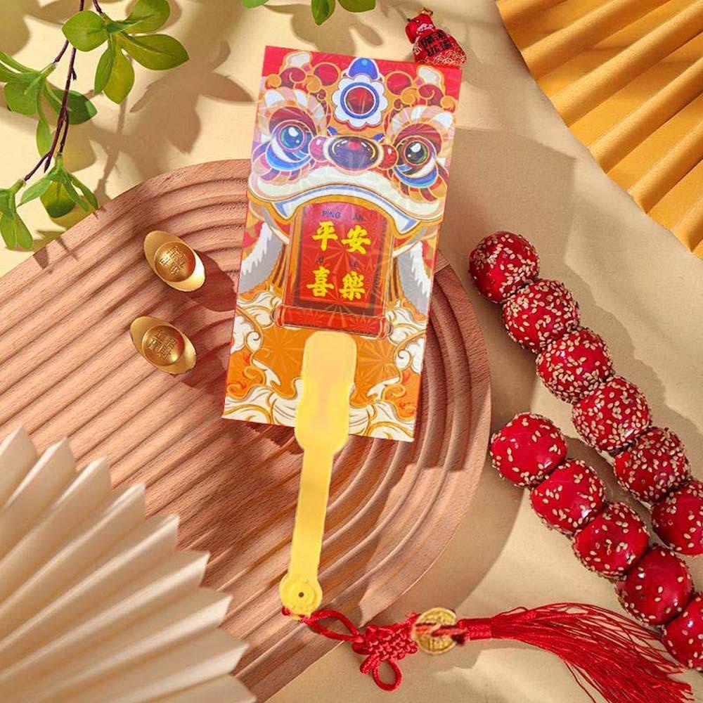 

10 Cards Fan Design Red Envelope Traditional Children s Money Bag Birthday Style 2