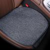 SEAMETAL Flax Car Seat Cover Front Rear Linen Fabric Cushion Breathable Protector Mat Pad Universal Auto Interior Styling