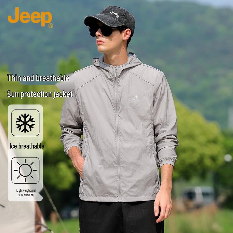 JEEP Men's Summer Outdoor Sun Protection Hoodie