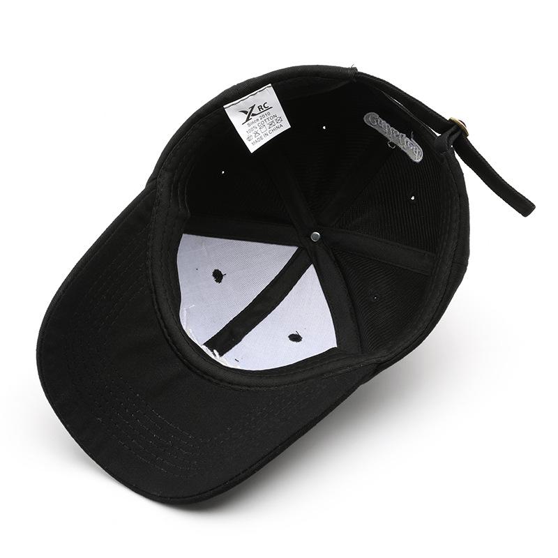 Koreanische Version der japanischen Damen-Frühjahrs- und Herbst-Baseballkappe mit personalisiertem Buchstaben-Stickerei, Outdoor-Reise-Sport-Sonnenschutz-Sonnenschirm-Kappe für Herren