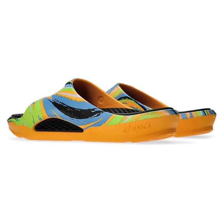 Asics ACTIBREEZE 3D Sandal 2 Green Marble Orange Unisex Sneakers Black 1013A133-302