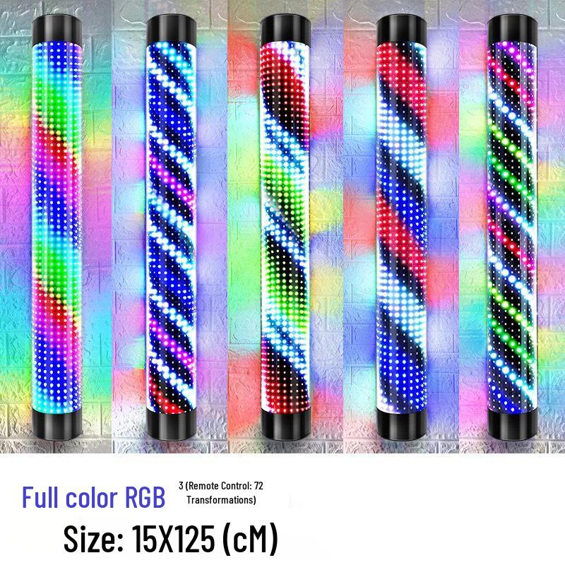 Wall-Mounted Waterproof LED Rotating Barber Shop Light Box