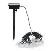 5m LED Solar String Light 20LEDs Decorative Outdoor String Lamp with 8 Lighting Modes for Courtyard Garden Party