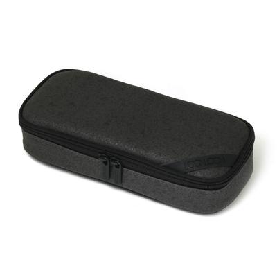 LOONLOON Pencil Case, Large Capacity, Two-Tiered, Multifunctional, for Elementary, Middle, and High School Students, Adults, Boys, Stylish, 663 Stone