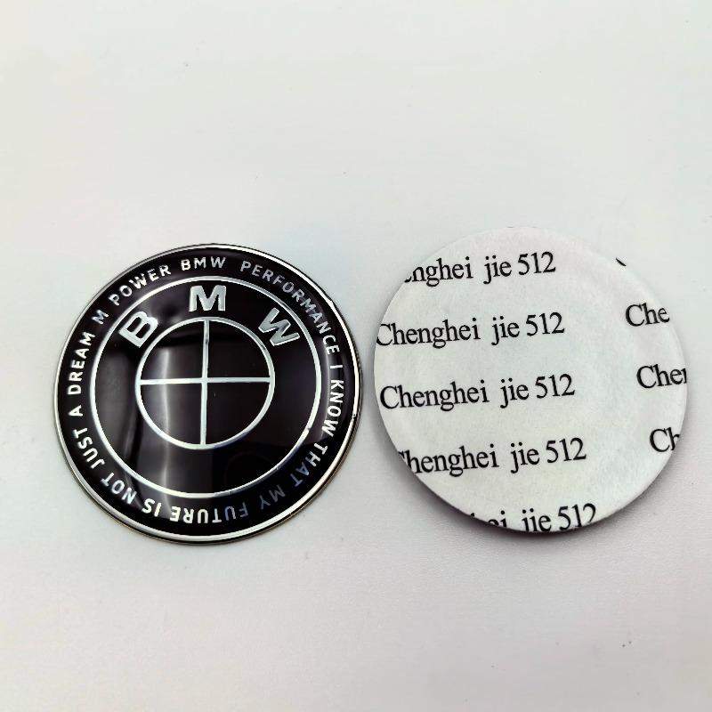 1pcs Car Steering Wheel Badge Emblem Sticker 45/47mm Universal Fit For BMW E36 E39 E87 E60 E46 E53 E90 F10 F20 F25 F30 X3 X5