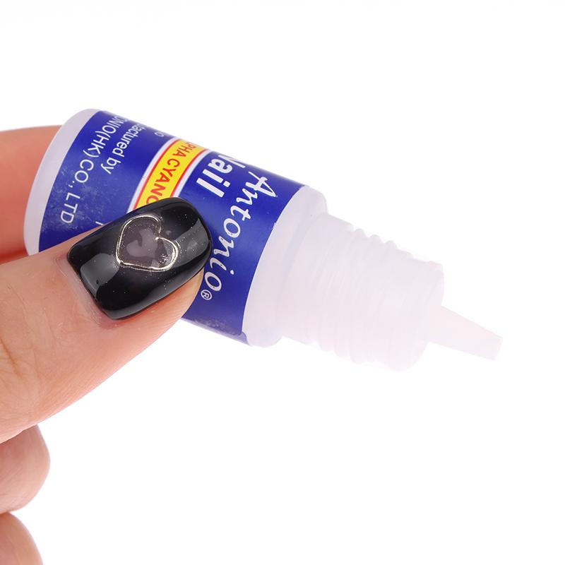 3G Schnelltrocknender Nagelkleber für Acryl-Fingernagelspitzen, Nagelsteine, Strasssteine, Mehrzweck, Stark Haftend, Verlängerungskleber