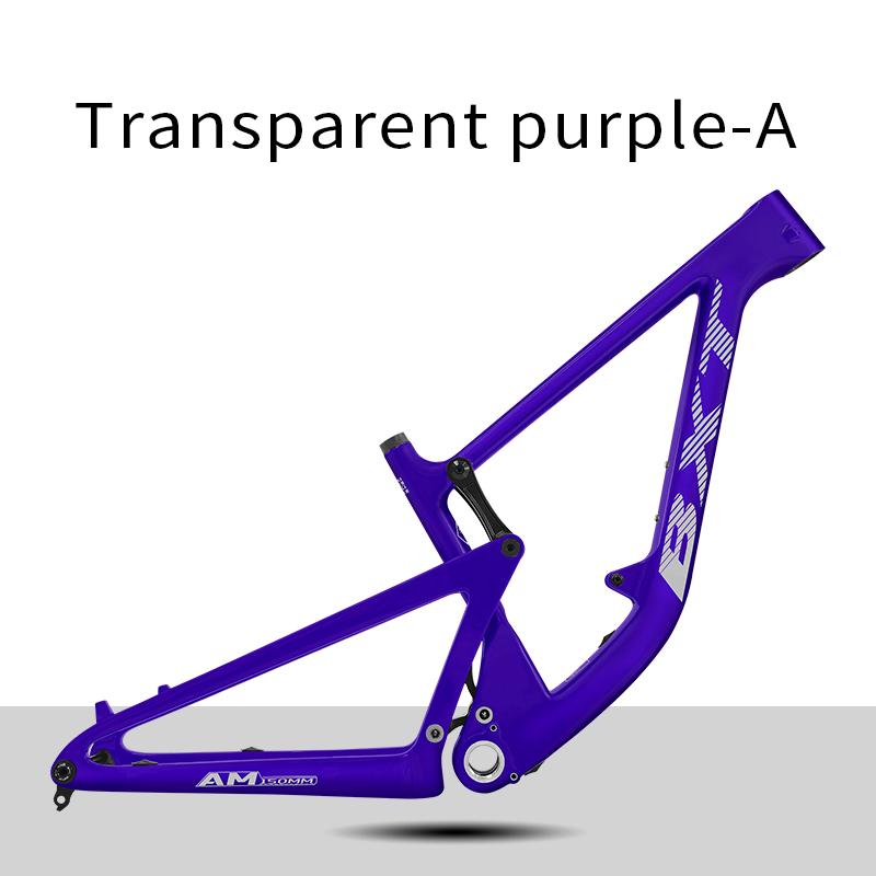 Telaio Full Suspension BXT 29er Boost, Telaio MTB in Fibra di Carbonio Gancio UDH, Boost 148x12mm, Escursione 100mm-120mm