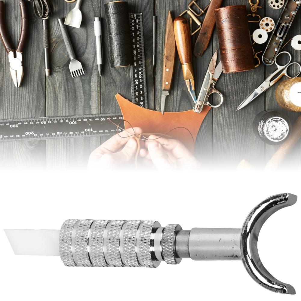Manual Leather Swivel Knife Ceramic Leather Carving Blade White DIY Tool Set