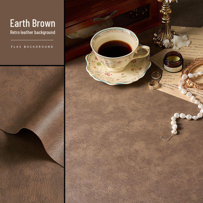 Waterproof Thickened Matte Leather Photography Background for Live Streaming & Still Life