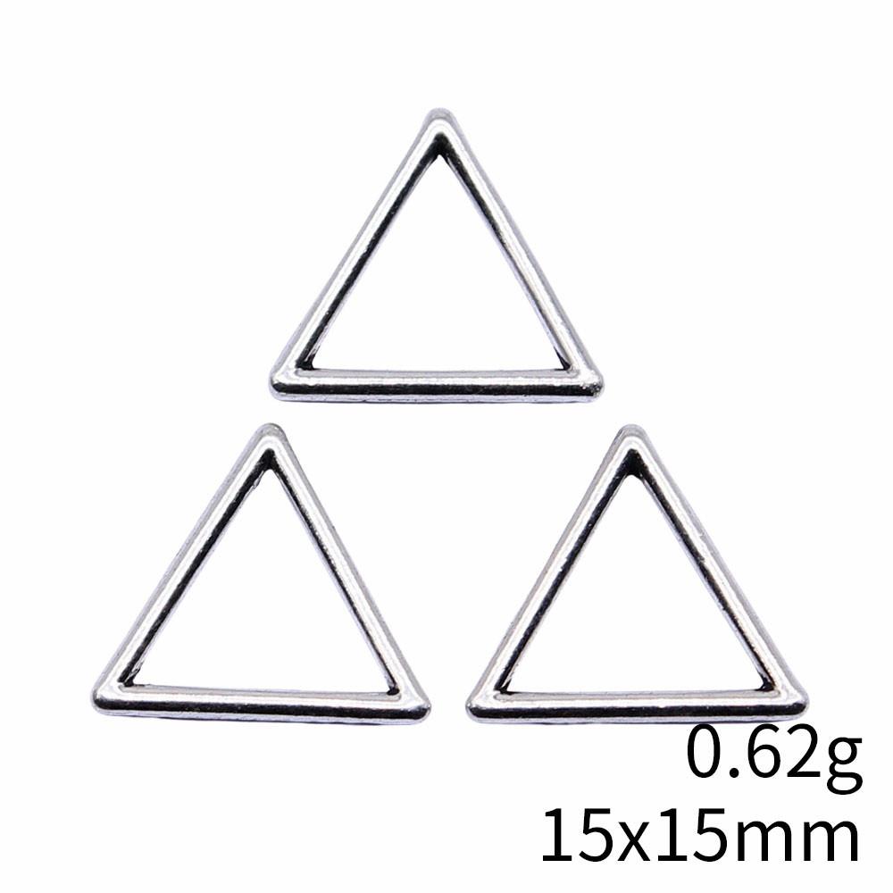 Wedding Anniversary Charms For Italian Bracelet Geometric Hollow Charms Pendant Women's Clothing Pendant Accessories