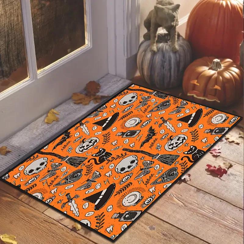 Hot Sale European Welcome Rugs Carpet for Bedroom Decor Living Room Entrance Carpets Kitchen Front Non-slip Doormat Holiday Gift