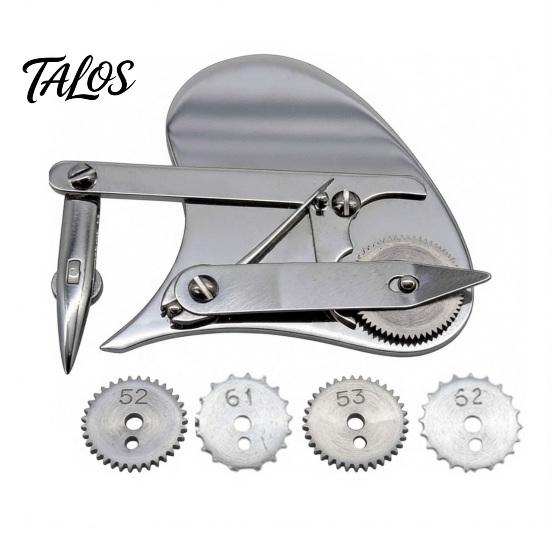 Set di Pennelli Precisione Vintage per Punti, Rotella Intercambiabile per Linee Tratteggiate, Incisore a Doppia Modalità per Disegno, Regalo per Architetto