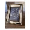 Mirrored Frame, Photo Frame With Glass Mirror Gold Color Frame, 13x18cm
