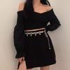 Korean Pearl Chic Waist Chain For Dresses Sweaters Accessory Fashionable