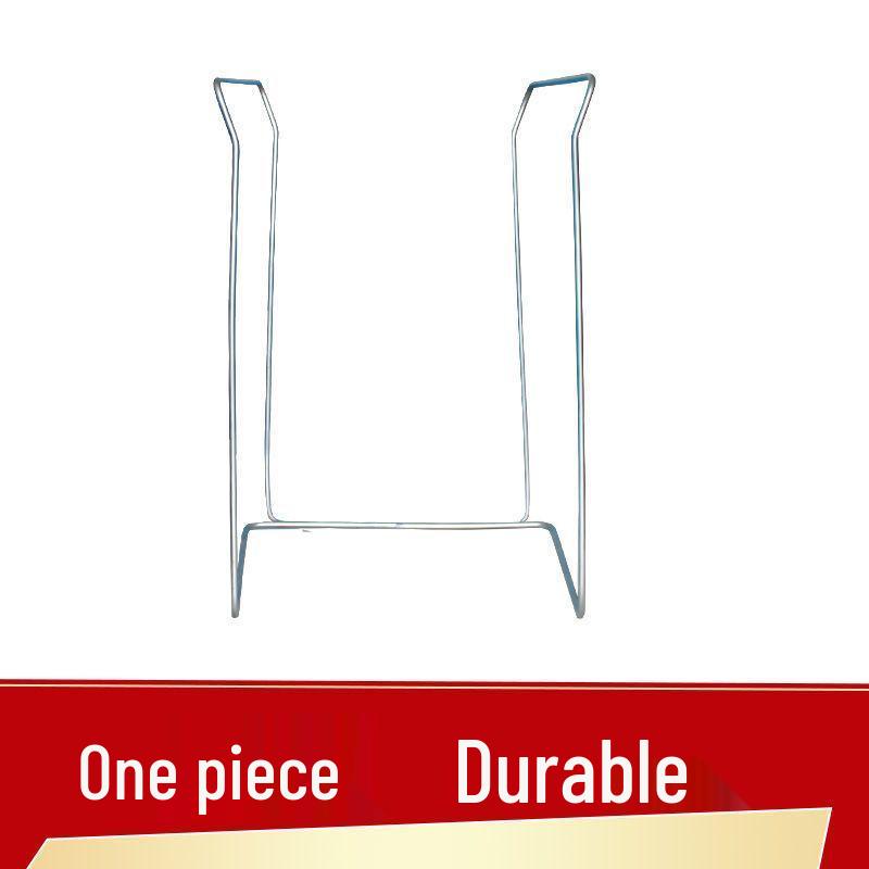 Outdoor Portable Trash Bag Holder - Large Hanging Rack for Camping and Agricultural Use.