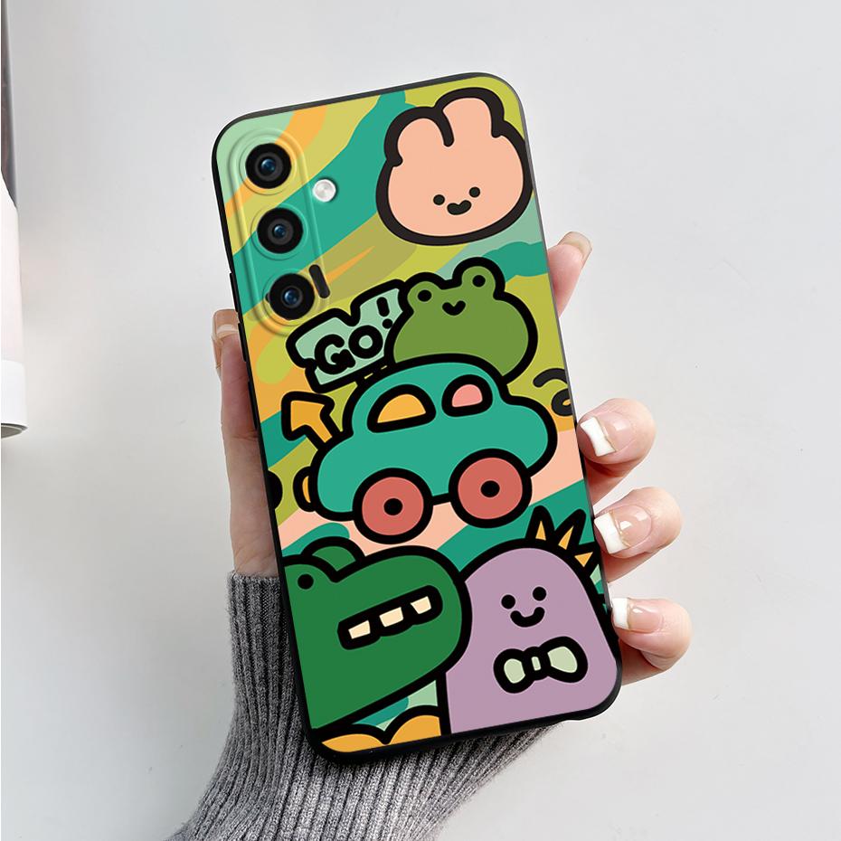 For Samsung Galaxy S23 FE Case S23 Plus Cute Rabbit Panda Painted Soft Silicone Phone Case For Samsung S23 Ultra S 23 S23+ Shell