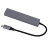 USB C Hub 4 USB3.0 Port Aluminum Alloy Lightweight 5Gbps Fast Heat Dissipation USB Splitter for PC