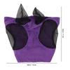 Horse Mesh Fly Mask Breathable Elastic Horse Face Mask with Ears Protection Riding Equestrian Equipment Purple