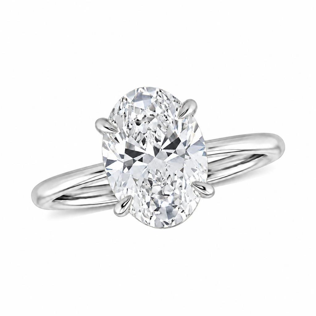 Luxuriant Lab Grown Diamond SI 1.50 ctw Solitaire Ring in 18K gold , 14K gold, 9K gold, Platinum fine jewelry for women wedding ring gift