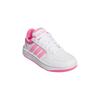 Adidas Hoops 3.0 K Simple Stylish Comfortable Low Top Kids Basketball Shoes Kids Sneaker White Blessing-Pink Pulse-Magenta IG3827
