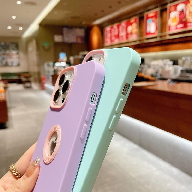 Candy Color Bumper Phone Case For Iphone 13 12 11pro Max Xr Xs Max X Xs 7 8 Plus 11pro 12 Silicone Shockproof Soft Back Cover