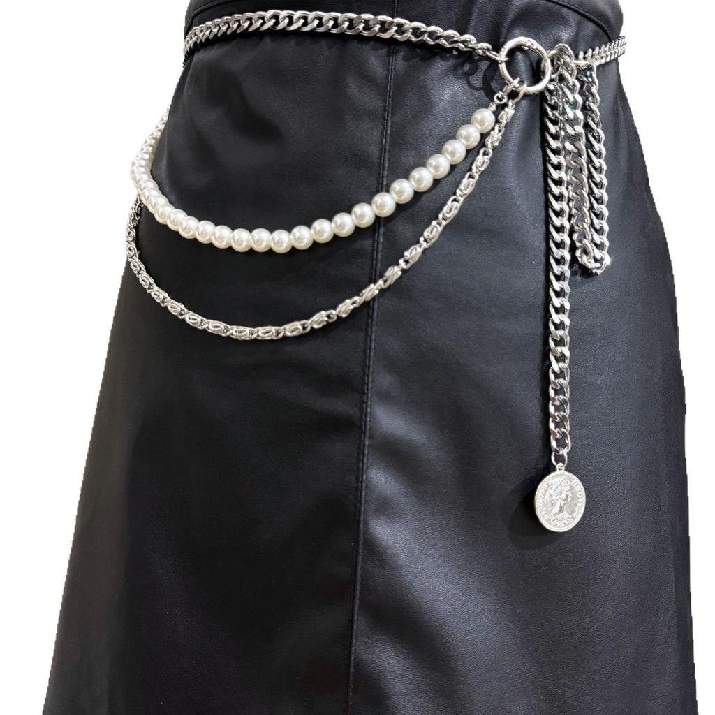 European and American Jewelry Fashion Waist Chain Women's Retro Style Pendant Chain Body Chain