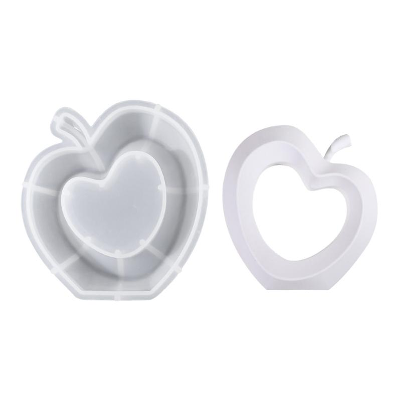 

Creative Hollow Apples Ornament Epoxy Resin Mould Silicone Mold for DIY Home Decoration and Gift Making Jewelry Tool S