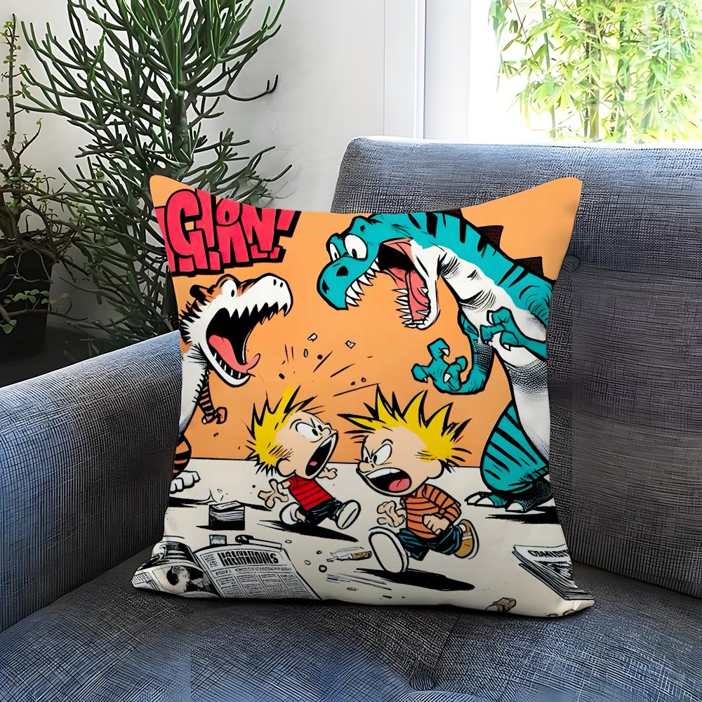 

Ccalvinn and Hobbess Cushion Cover Comfortable Reversible Pillow Cover Ideal for Car Sofa Bedroom & Beyond 30cmx30cm