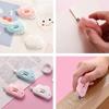 Cute Cloud Color Mini Portable Utility Knife Paper Cutter Cutting Paper Razor Blade Office Stationery Cutting Supplies
