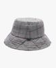 PEACE MAKER Glen Check Bucket (Grey)