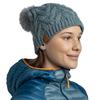 BUFF Knitted Fleece Caryn Beanie, Womens Green Cap