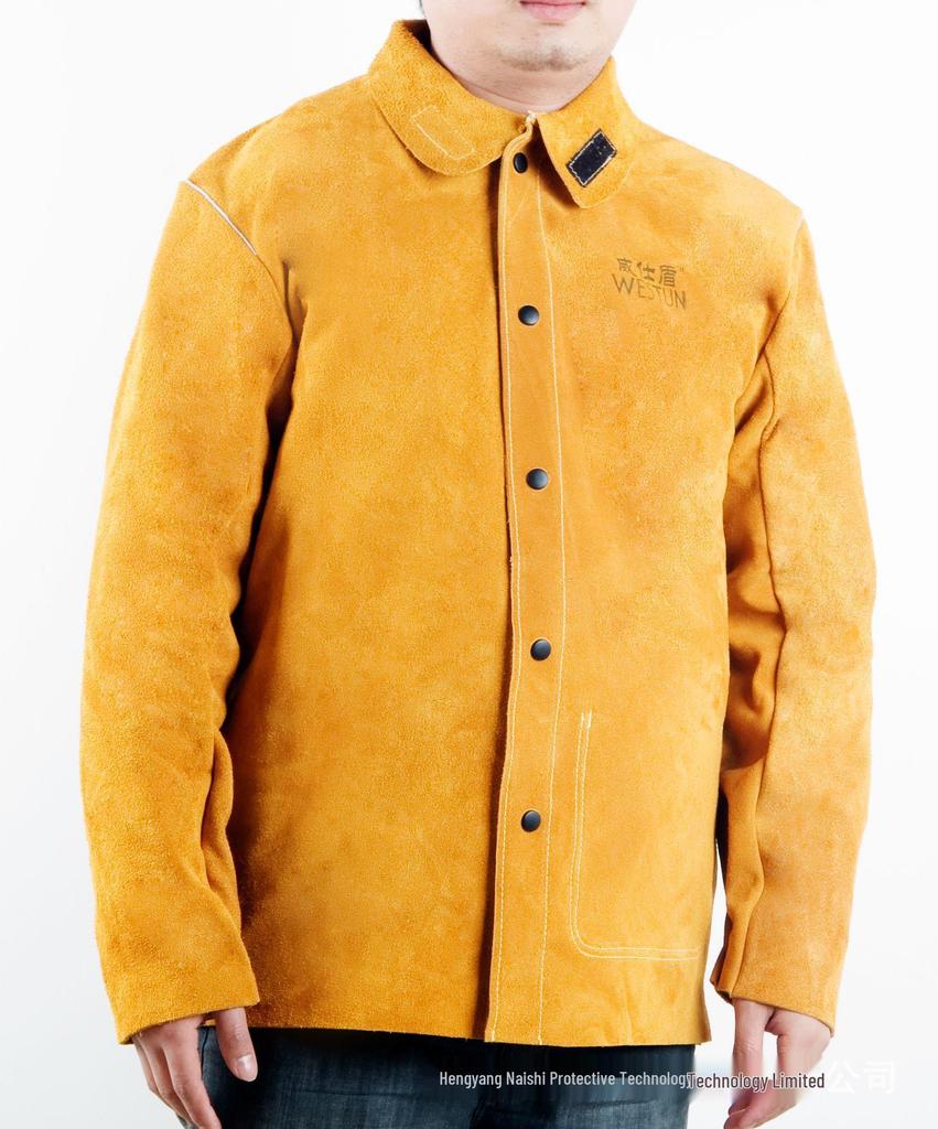 VESTUN Welding Suit: Heat-Resistant Cowhide Workwear Set