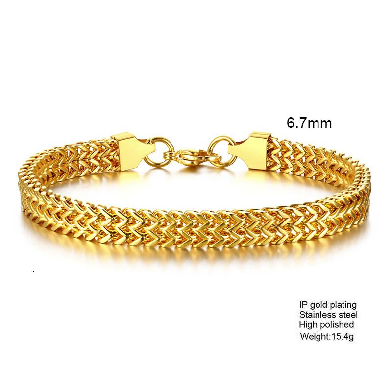 Stylish Stainless Steel Bali Foxtail Chain Bracelet for Men,Double Franco Link Chain Bracelets,Male Jewelry Gift for Dad Son