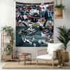 Philadelphia Eagles Custom Your Name Wall Decor Tapestry Art For Pet Memorial Birthdaywedding Party Backdrop Family Gift