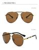 Men's Vintage Aviator Sunglasses: Polarized, Myopia-Ready, Trendy Driving Shades (Model 8851)
