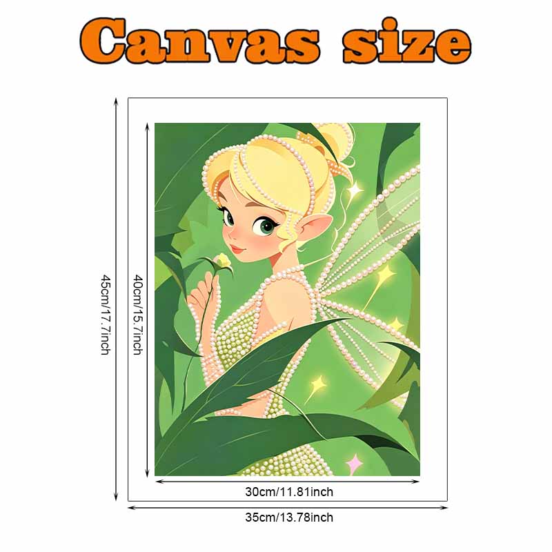 Disney Pearl Painting Fairy of Wonder DIY Pearl Art Painting Pearl Jewelry Painting Picture Handicraft Special Shape Home Wall Decoration