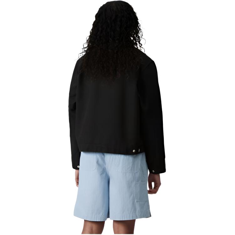 Carhartt WIP Womens SS25 OG Detroit Jacket Classic Adjustable Cuffs And Hem Zipper Solid Color Casual Detroit Jacket Women Jackets I034844-00E-02