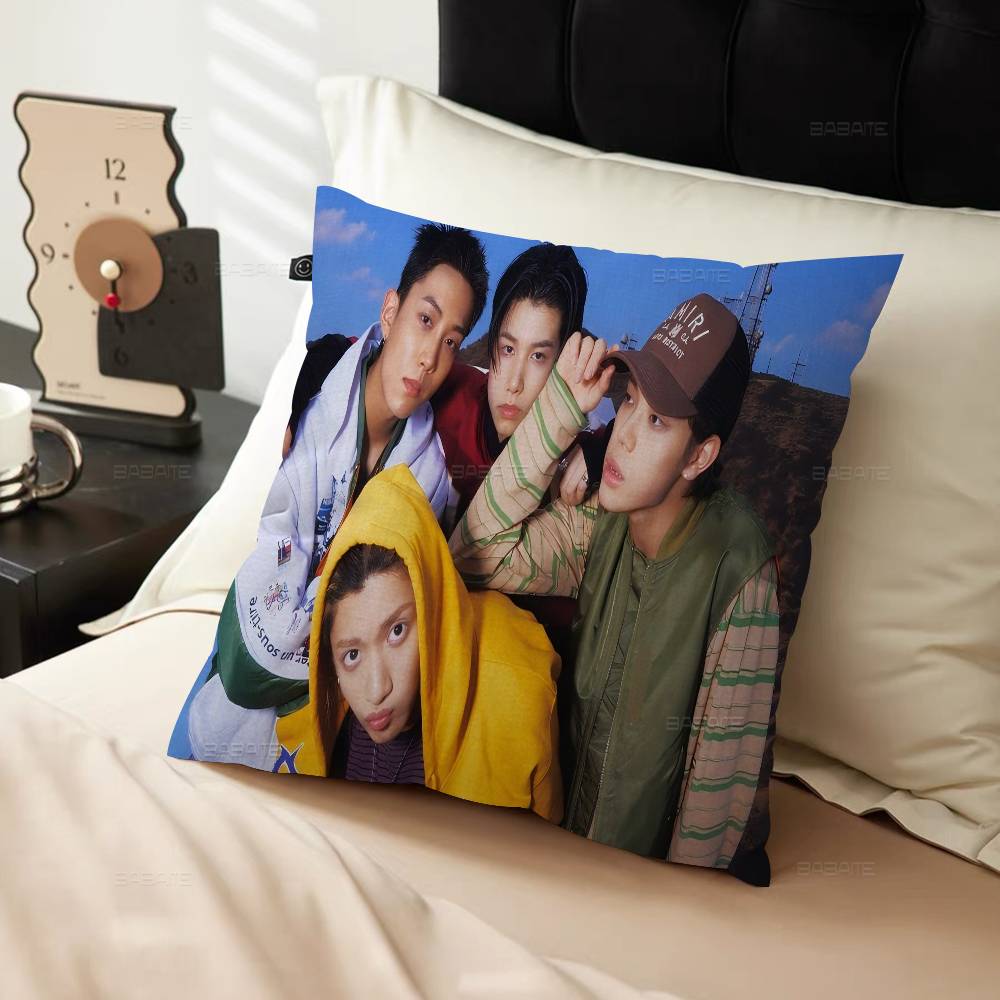 Lngshot Hip-Hop Group Office Cushion Pillowcase Car Cushion Cover45X45Cm Lumbar Pillowcase Sofa Pillowcover