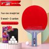 Double Happiness Hurricane 4-Star Carbon Penhold Table Tennis Racket R4006C