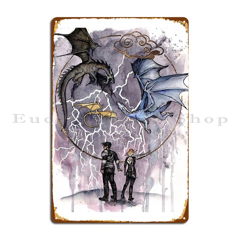 Ксаден Риорсон Дракон Металлическая Табличка Постер Клуб Персонаж Стены Пещера Пещера Индивидуальная Жестяная Табличка Постер 20x30cm
