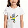 T-shirt per Bambini 100% Cotone Stampa Cartone Animato Trotro T-shirt a Maniche Corte Ragazzi Ragazze Quotidiana Casual Girocollo Bambino Piccolo Estate