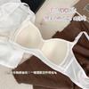 Cute Sweet Young Girls Wireless Thin Gathering Anti Sagging Bra For Small Chest