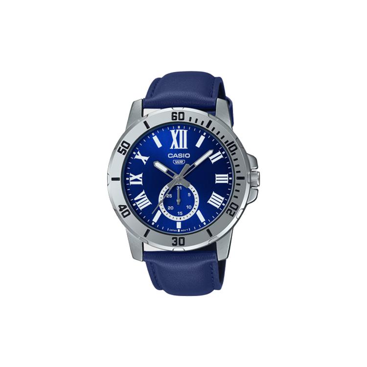 CASIO Men Standard Series 28mm Blue Watch MTP-VD200L-2BUDF Blue Dial