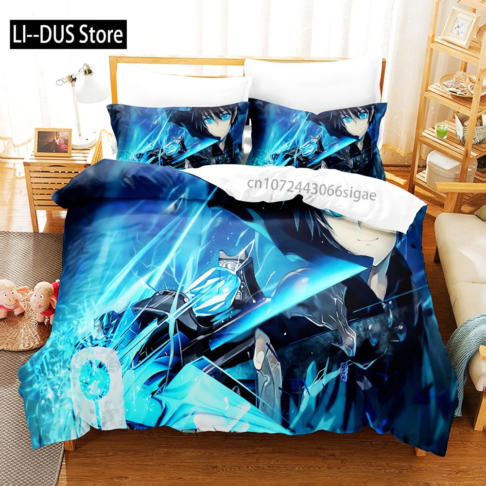 

Comforter Death March To The Parallel World Rhapsody Bedding Set Single Twin Full Queen King Size Bed Set Aldult Bedroom Duvet Sets 1 Comforter (quilt)-EU Single(135*200cm)3pcs