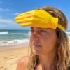 UV Protection Hand Shaped Visor Adjustable Sun Protection Cap Palm Visor Headband  Gag Gift