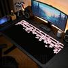 Pink Cherry Blossoms Mouse Pad Large Computer Office Game Table Mat PC Rubber Anti-slip Stitched Keyboard Mat 90x40 XXL Desk Pad