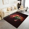 Brazilian Footballer Action Floor Rug Office Rug Suitable for Balcony Kitchen Living Rooms Entryway Anti-slip Rug Office home decor