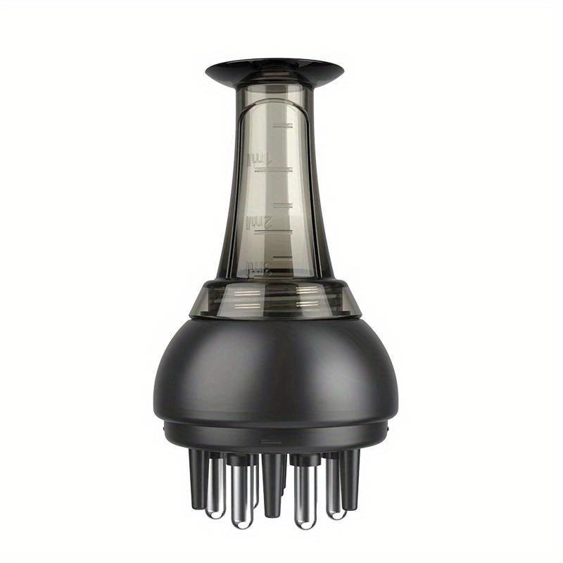 1PC Portable Scalp Oil Applicator Comb - Liquid Guide Hair Massager for Essential Oil & Anti-Hair Loss Care