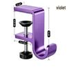 Desk Edge Backpack Hook - Single Removable Storage Hanger, Strong Load Bearing, Small Desktop Shelf Hook.